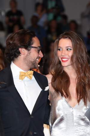 Thomas Hollande et sa compagne Emilie Broussouloux, à Cannes le 27 mai 2017