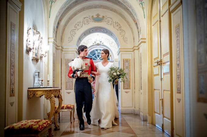  Fernando Fitz-James Stuart, duc de Huéscar, a épousé Sofia Palazuelo au palais  Liria à Madrid le 6 octobre 2018