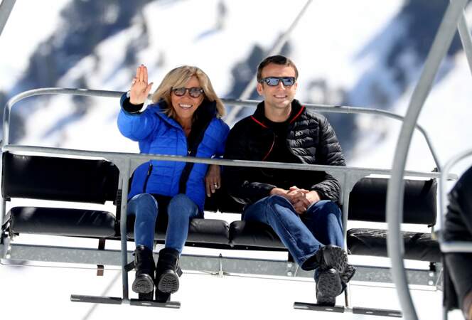 Emmanuel Macron et Brigitte ont déjeuné dans un restaurant d'altitude