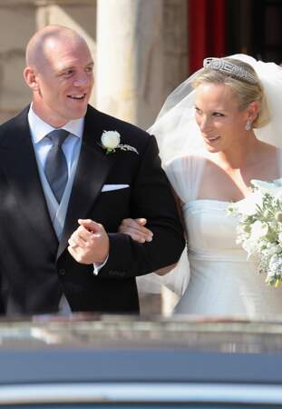 En 2011, Zara Phillips, petite-fille de la reine, épouse le rugbyman Mike Tindall