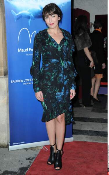 Nolwenn Leroy en 2013: sirène glamour, portée par le succès de "Ô filles de l'eau", elle soutient la fondation Maud Fontenoy