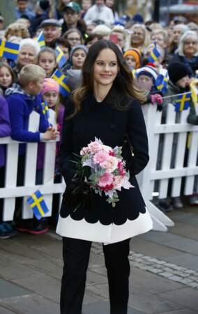 La Princesse Sofia de Suède en visite à Saffle le 21 octobre