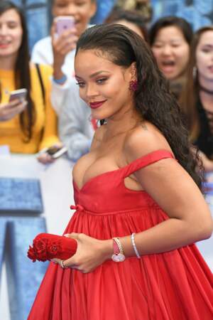La chanteuse Rihanna lors de la première du film ''Valerian'' à Londres, le 24 juillet 2017