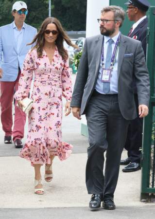 Pippa Middleton a multiplié les looks chics et estivaux à Wimbledon