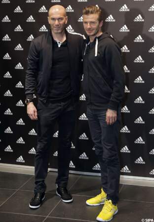 Zinedine Zidane et David Beckham, complices 