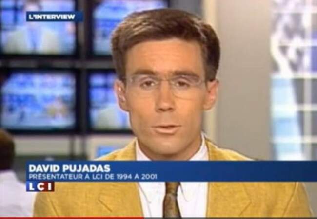 David Pujadas présentateur sur LCI de 1994 à 2001
