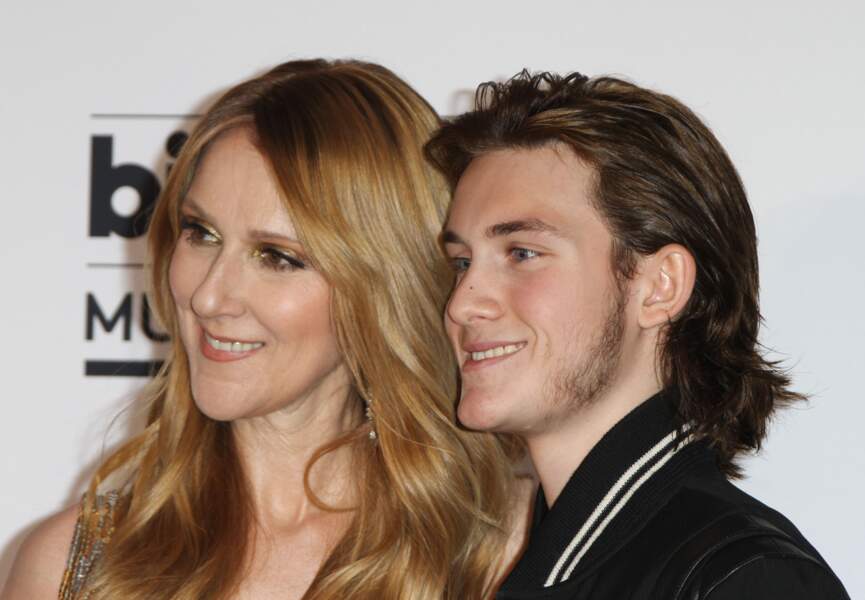 René-Charles et sa maman Céline Dion à Las Vegas en 2016