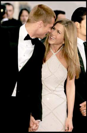 Brad Pitt et Jennifer Aniston, au festival de Cannes en 2004
