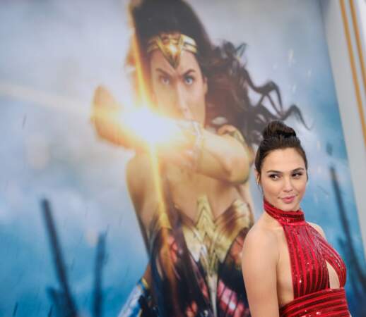 Gal Gadot à la première de 'Wonder Woman' au théâtre Pantages à Hollywood, le 25 mai 2017