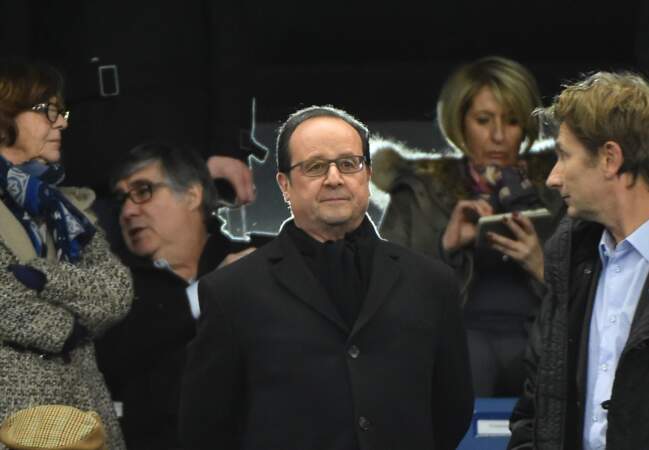  Le Président de la République François Hollande était au stade de France hier soir 
