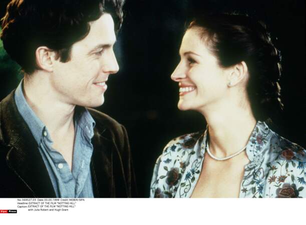 Elle partage l'affiche avec Hugh Grant dans la comédie romantique "Coup de Foudre à Notting Hill", en 1999