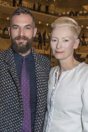 Tilda Swinton (57 ans) et son conjoint, le peintre Sandro Kopp (40 ans)