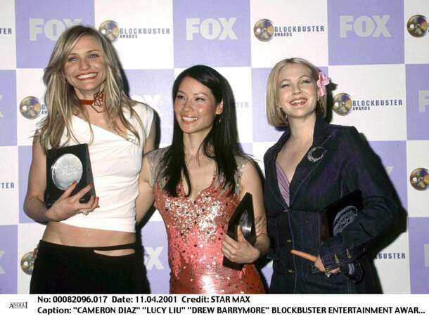Drew Barrymore, Cameron Diaz et Lucy Liu récompensées pour le film Charlie's Angels en 2003