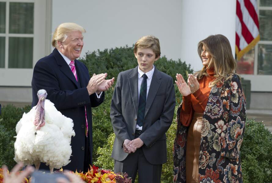 Donald Trump a gracié sa première dinde de Thanksgiving lundi 20 novembre