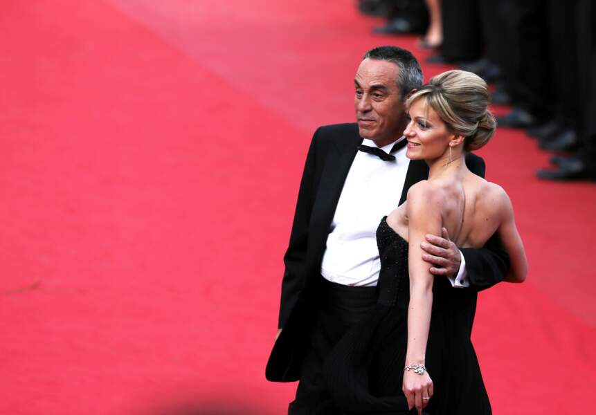 Thierry Ardisson et Audrey Crespo Mara au Festival de Cannes 2012