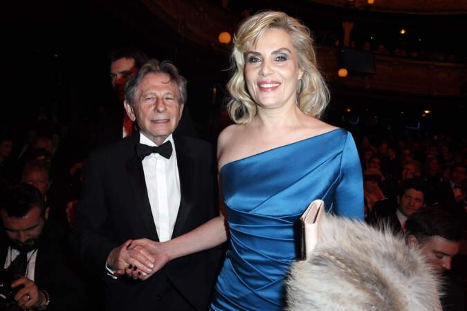 Roman Polanski et Emmanuelle Seigner à la cérémonie des Cesar, en 2014