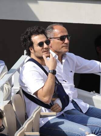 Amir a même eu droit à quelques rayons de soleil dans les tribunes de Roland Garros, ce lundi 27 mai