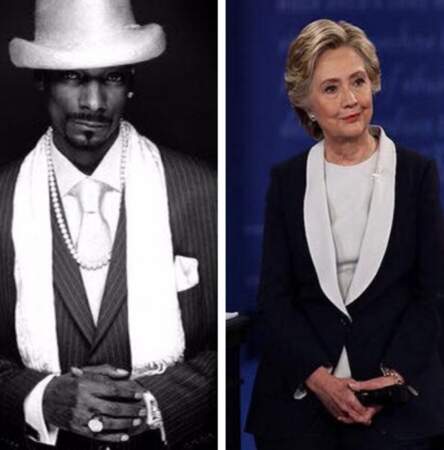 Hillary Clinton et Snoop Dogg 