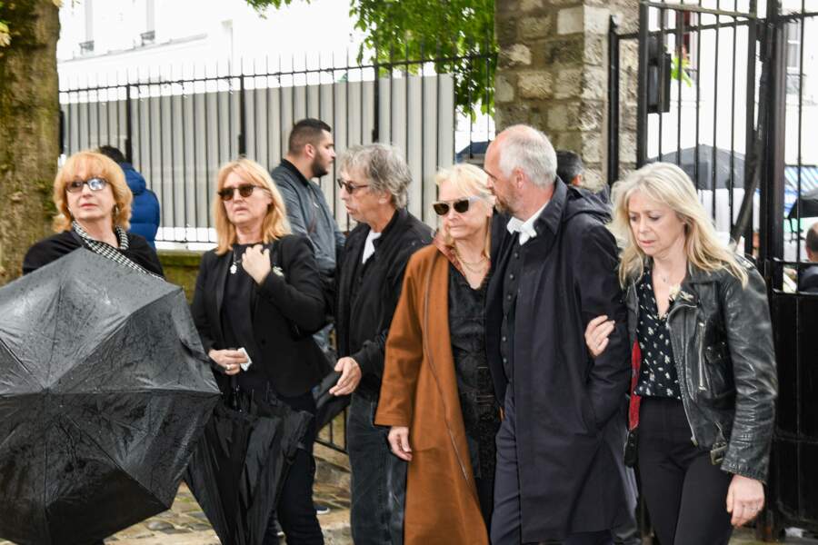 Obsèques de Dick Rivers en l'église Saint-Pierre de Montmartre à Paris le 2 mai 2019.
