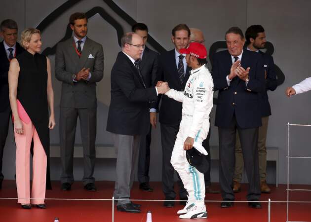 Lors de cette journée, Pierre Casiraghi était également présent pour assister à ce Grand prix de Formule 1