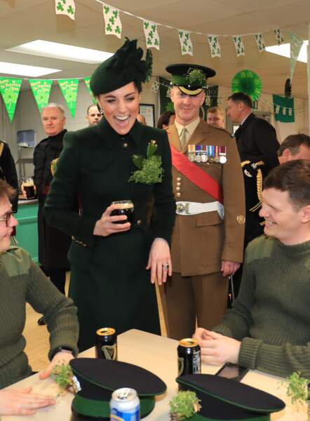 Pour la St Patrick, Kate Middleton a trinqué à la Guinness !