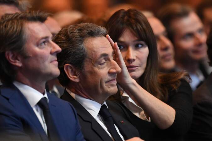 Meeting Nicolas Sarkozy au Zenith de Paris