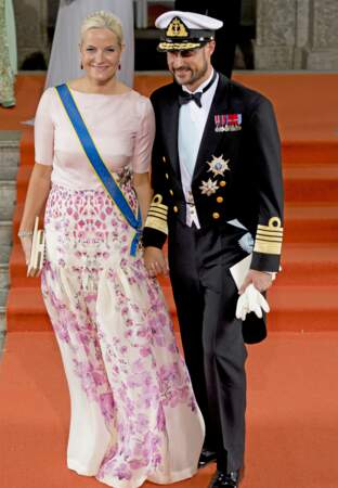 La princesse Mette Marit et le Prince Haakon de Norvège