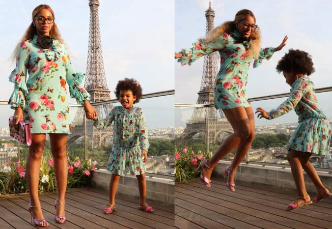 Beyoncé et Blue Ivy, de vraies parisiennes d'adoption