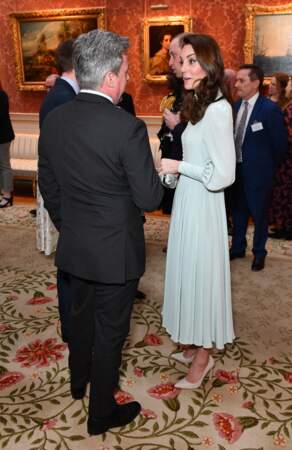 Kate Middleton a opté pour une jolie robe couleur menthe en ce 5 mars