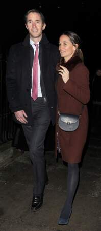 Pippa Middleton et son époux James Matthews, en chemin vers l'église St Luke de Londres, le 4 décembre 2018