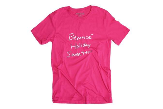 Beyoncé Knowles lance aussi des tee-shirts pour Noel