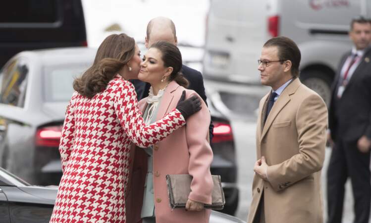 Les retrouvailles entre Kate Middleton et Victoria de Suède.