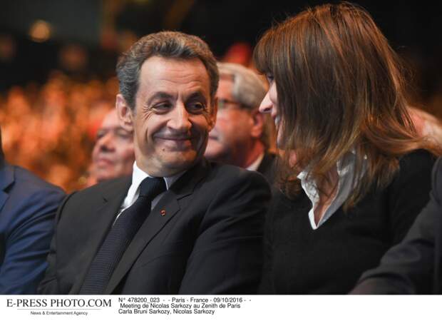 Meeting de Nicolas Sarkozy au Zenith de Paris