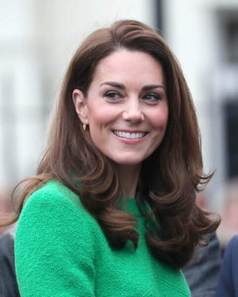 Kate Middleton a fait sensation en robe verte flashy