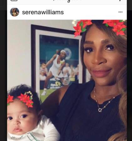 Serena Williams et sa petite Alexis