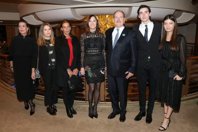 La famille princière au Théâtre Princesse Grace à Monaco