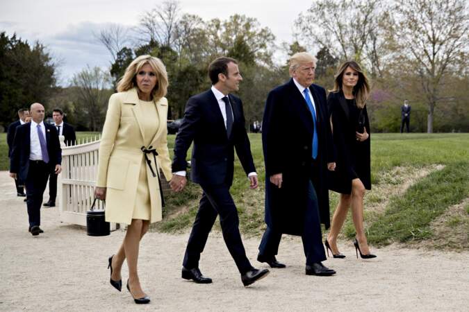 Le couple Macron est arrivé à Washington le 23 avril.