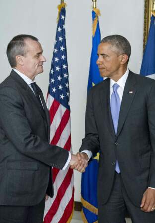 Gérard Araud reçoit Barack Obama