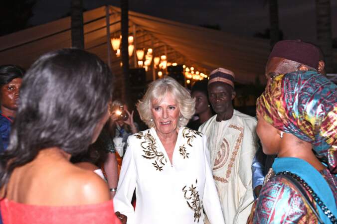 Camilla, au Coco Ocean Resort & Spa, à Bijilo, en Gambie, le 31 octobre 2018.