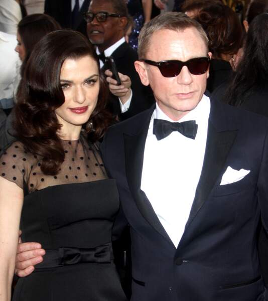 Daniel Craig et Rachel Weisz à la 70eme soirée des Golden Globe Awards a Beverly Hills le 13 janvier 2013