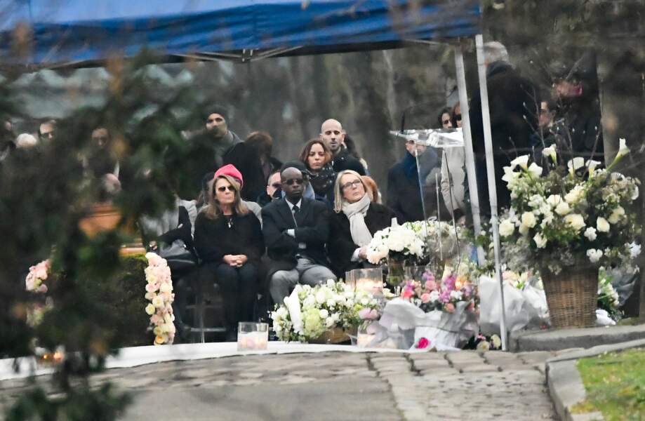 Bruck Dawit aux obsèques de France Gall au cimetière de Montmartre à Paris le 12 janvier 2018