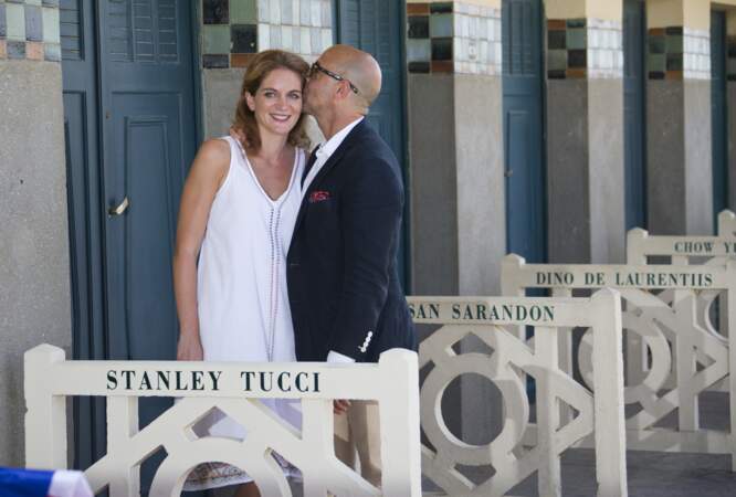 Stanley Tucci et son épouse Felicity Blunt