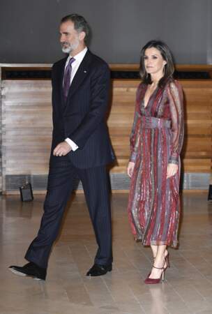 La reine Letizia et le roi Felipe VI d’Espagne ont remis les Prix nationaux de la culture au musée du Prado