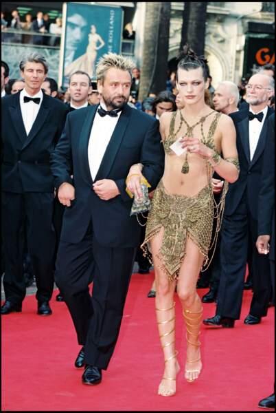 Milla Jovovich et Luc Besson 