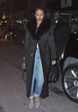 Rihanna stylée dans les rues de New York 