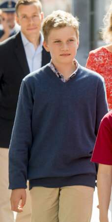 Prince Gabriel de Belgique, 13 ans
