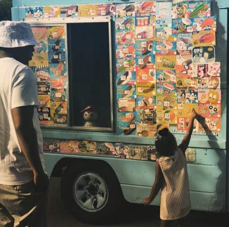 Blue Ivy, la fille de Jay-Z et Beyoncé , est une gourmande : vacances riment avec glace pour la petite fille !