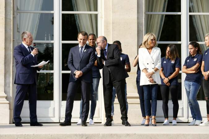Brigitte Macron et son mari fans de foot