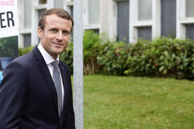 Emmanuel Macron en visite à l'école Louis Houpert de Forbach