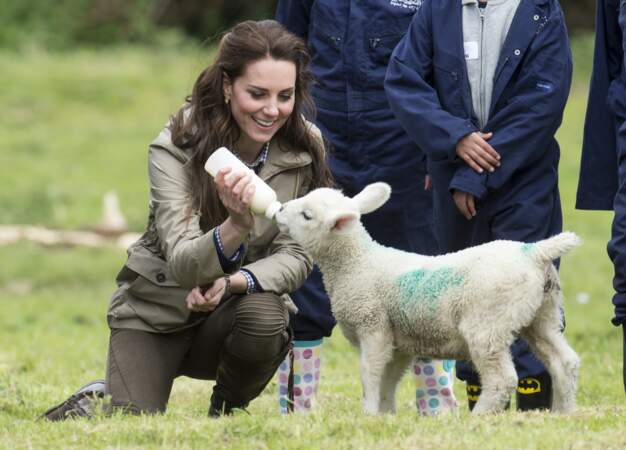 Kate Middleton en visite à Airlingham le 3 mai 2017